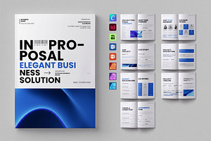 Project Proposal Template | Canva, a Brochure Template by ElvinPrint