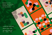 Curvy Abstract Geometric shapes, a Pattern Graphic by Mazarine Silver (Thumbnail 3 of 9)