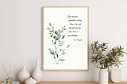 Watercolor Floral Carl Rogers Quote, a Poster Template by DesignDevisers (Thumbnail 4 of 4)