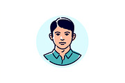 Avatars icons of people, a Person Illustration by GeekClick (Thumbnail 4 of 7)