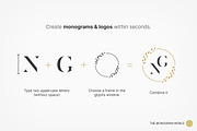 Zerifa – Serif Monogram Font, a Serif Font by Monogram World (Thumbnail 2 of 23)