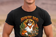 Howdy Boo Cowboy Ghost Wild West PNG, an Object Graphic by Star Graphic Design (Thumbnail 4 of 10)