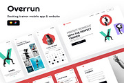 Overrun Booking trainer mobile app, an UI Kit Template by Lumina_ui_ux202 (Thumbnail 1 of 6)