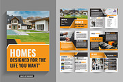 Real Estate Services Bi-Fold Brochur, a Brochure Template by Tanuart (Thumbnail 2 of 2)