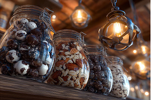 A modern store features a white, a Food & Drink Photo by ZinetroN