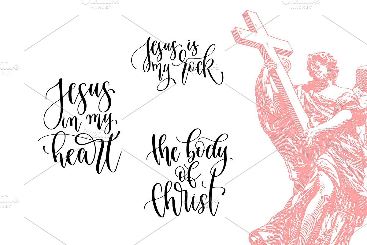Mega Set of 100 Christian Sayings, a Card Template by karakotsya (Photo 10 of 11)