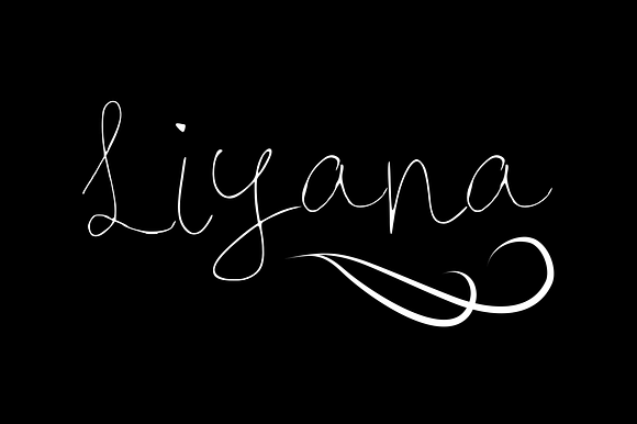 Liyana Handwritten Script Font preview 4