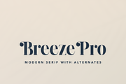 Breeze Pro – Modern Serif, a Serif Font by Creative Foundry (Thumbnail 1 of 8)