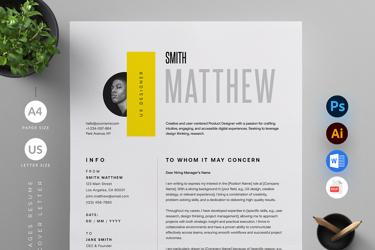 Resume/CV, a Resume Template by Reuix Studio (Photo 4 of 5)