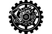 Gear and technology icons, a Technology Illustration by abu67222 (Thumbnail 9 of 13)