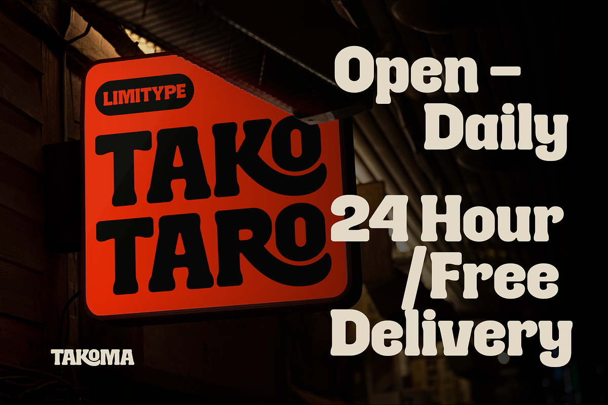 Takoma - Bold Display Font, a Serif Font by limitype (Photo 3 of 12)