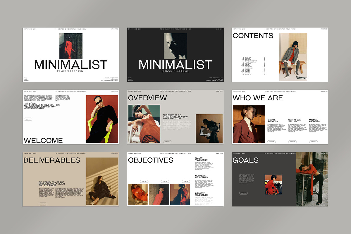 Minimalist Brand Proposal Template preview 8