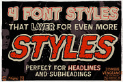 Zombie Vengeance, a Sans Serif Font by Remedy667 (Thumbnail 4 of 11)