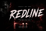 Redline - Brush Display Font, a Blackletter Font by overlaytemplates (Thumbnail 1 of 5)