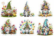 Spring Easter Gnomes PNG Clipart., an Object Illustration by KennedyStudio (Thumbnail 3 of 5)