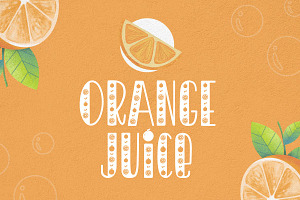 Orangish Font Display Font