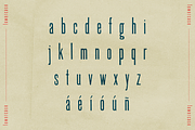 WAYPOST | A Retro Narrow Sans Serif, a Sans Serif Font by Laura Strote Designs (Thumbnail 7 of 8)