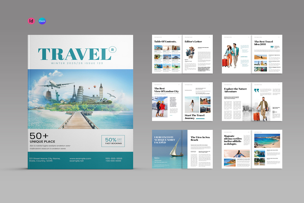 Cookbook | Recipe Book I Canva, a Brochure Template by PixWork (Photo 2 of 14)