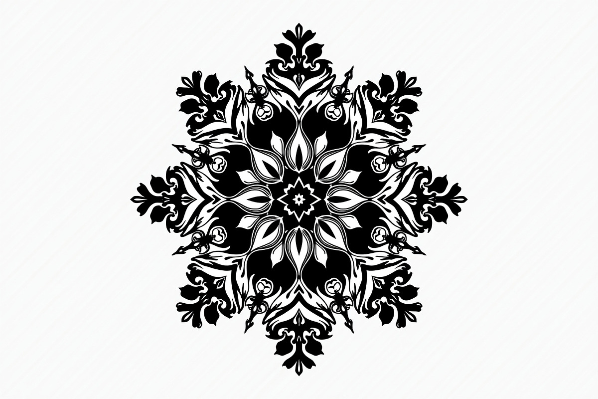 Floral Mandala Vector Set, an Illustration by jahid234 (Photo 5 of 9)