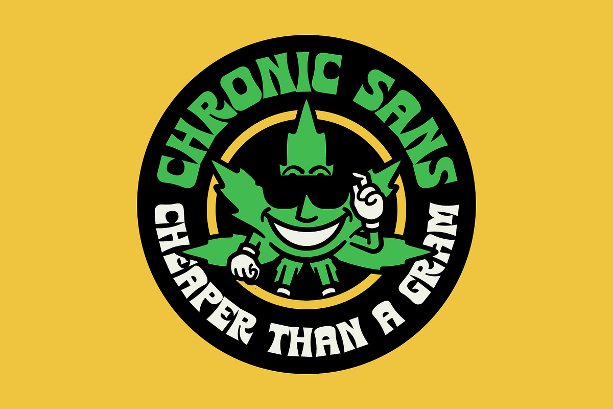 Chronic Sans Display Font preview 3