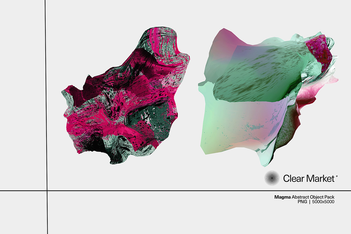 Magma - Abstract Object Pack, an Object Graphic by Overland® (Photo 11 of 11)