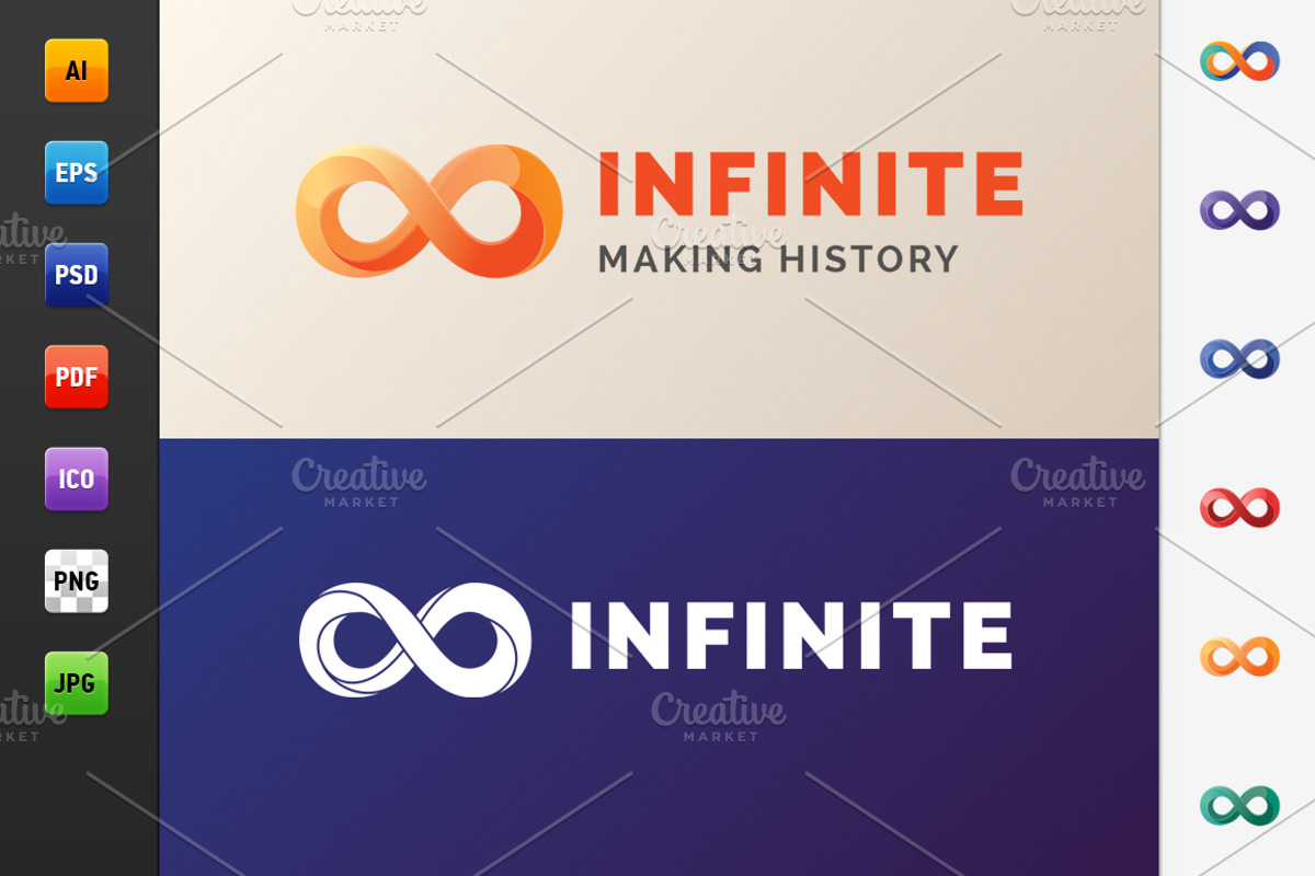 Infinite Logo, a Branding & Logo Template by Web Design Label (Photo 2 of 5)