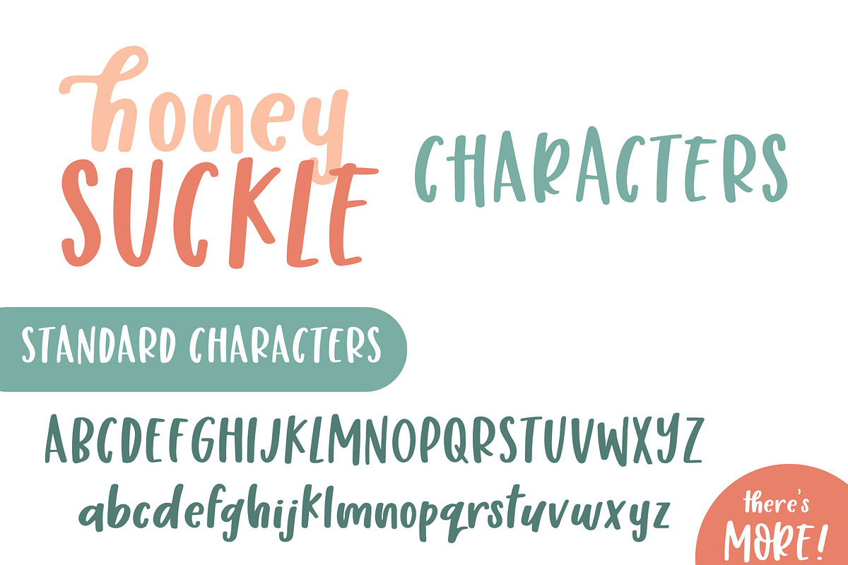 Honey Suckle Hand Lettered Font preview 6