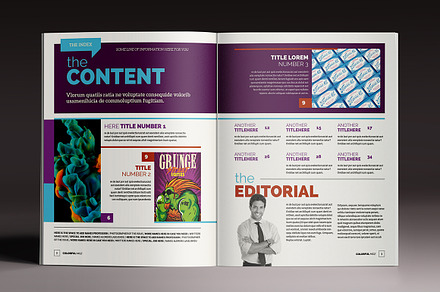 The Colorful Magazine, a Magazine Template by Luuqas Design