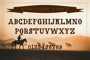 Road Country - Vintage Font