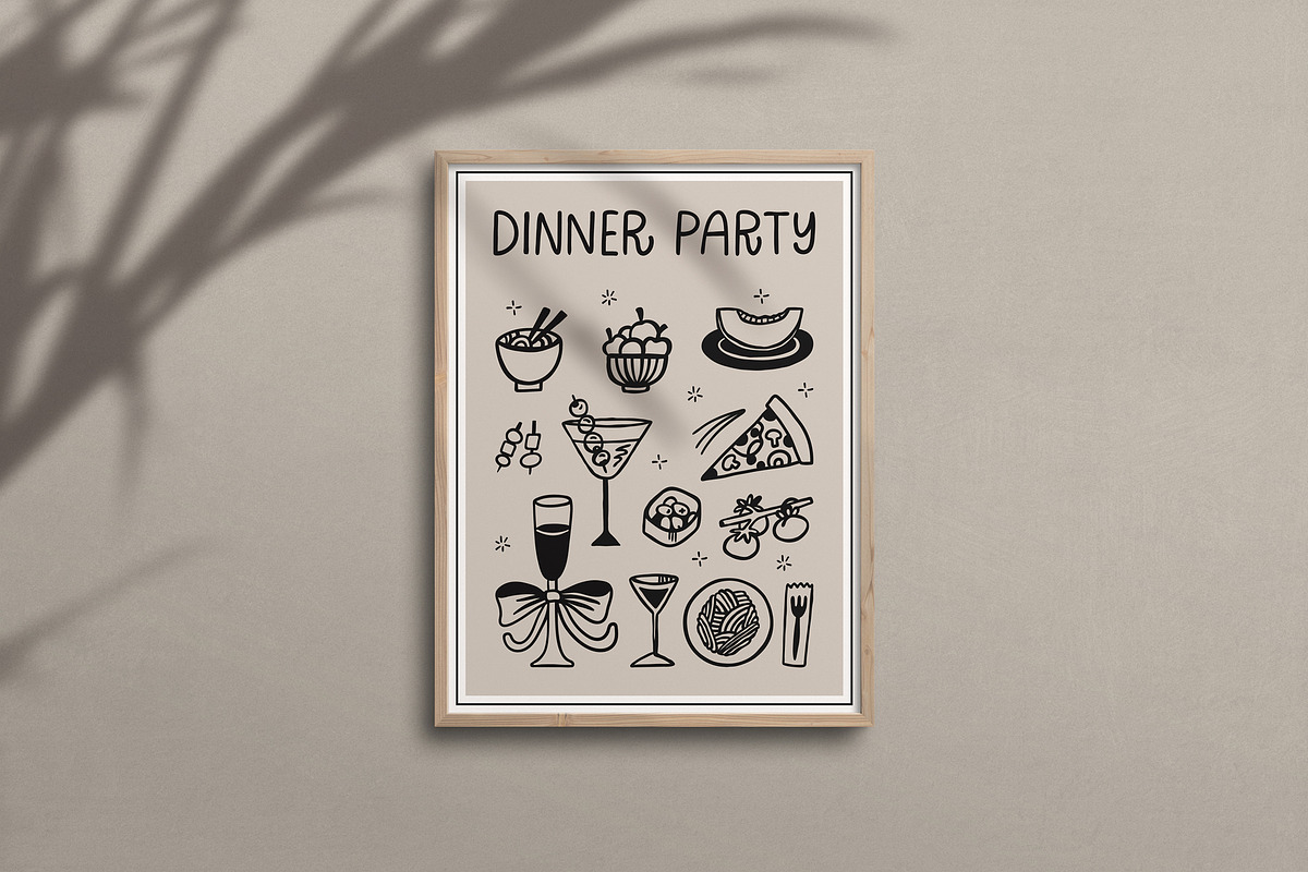 Food & Drink graphic elements, a Food Illustration by piyacler (Photo 8 of 8)