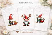Sarcastic Christmas Gnome Clipart, an Illustration by Artnoy (Thumbnail 6 of 8)