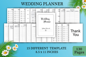 Editable Wedding Planner For KDP