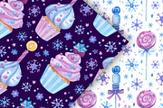 Frozen Sweets Clipart & Patterns, a Decorative Illustration by Valin Malin (Thumbnail 10 of 13)