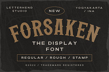 Forsaken - Display Font