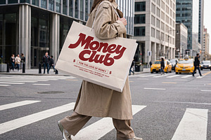 Large Paper Shopping Bag Mockup, a Packaging Mockup by Designer Dude