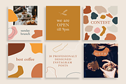 Shapes Instagram Posts Template, a Social Media Template by Wild Ones (Thumbnail 3 of 6)