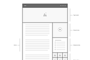 Square Wireframe Kit, a Wireframe Template by UX Kits (Thumbnail 7 of 7)
