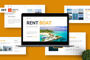 Rent Boat - Boat Powerpoint, a Presentation Template by Deepslide Studio (Thumbnail 1 of 6)