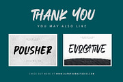Thunderous - Bold Display Font, a Script Font by Alpaprana (Thumbnail 12 of 12)