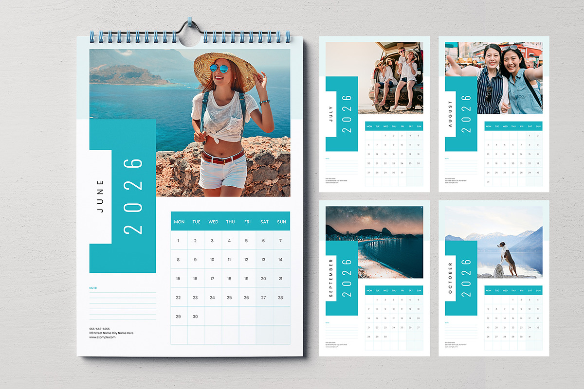 2026 Yearly Calendar – Canva, a Stationery Template by Pixelpick (Photo 2 of 3)