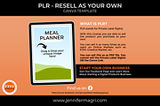 PLR Meal Planner for Resellers, a Templates & Theme by Jennifer Magri Templates (Thumbnail 3 of 8)