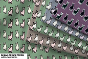 Twin Llama Pattern, a Pattern Graphic by Pyopo (Thumbnail 1 of 3)