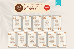 Goal Setting & Achievement Templates