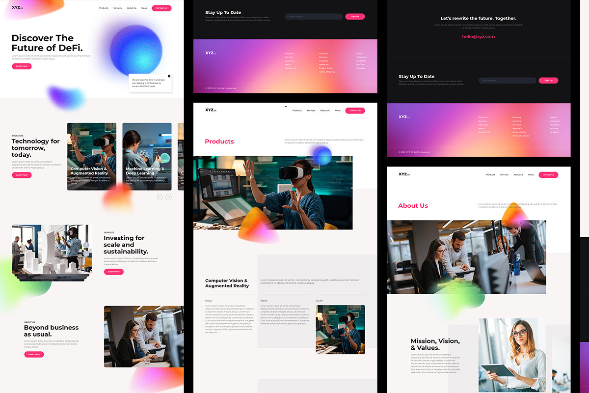 XYZ UI Kit, an UI Kit Template by Bichin (Photo 2 of 4)