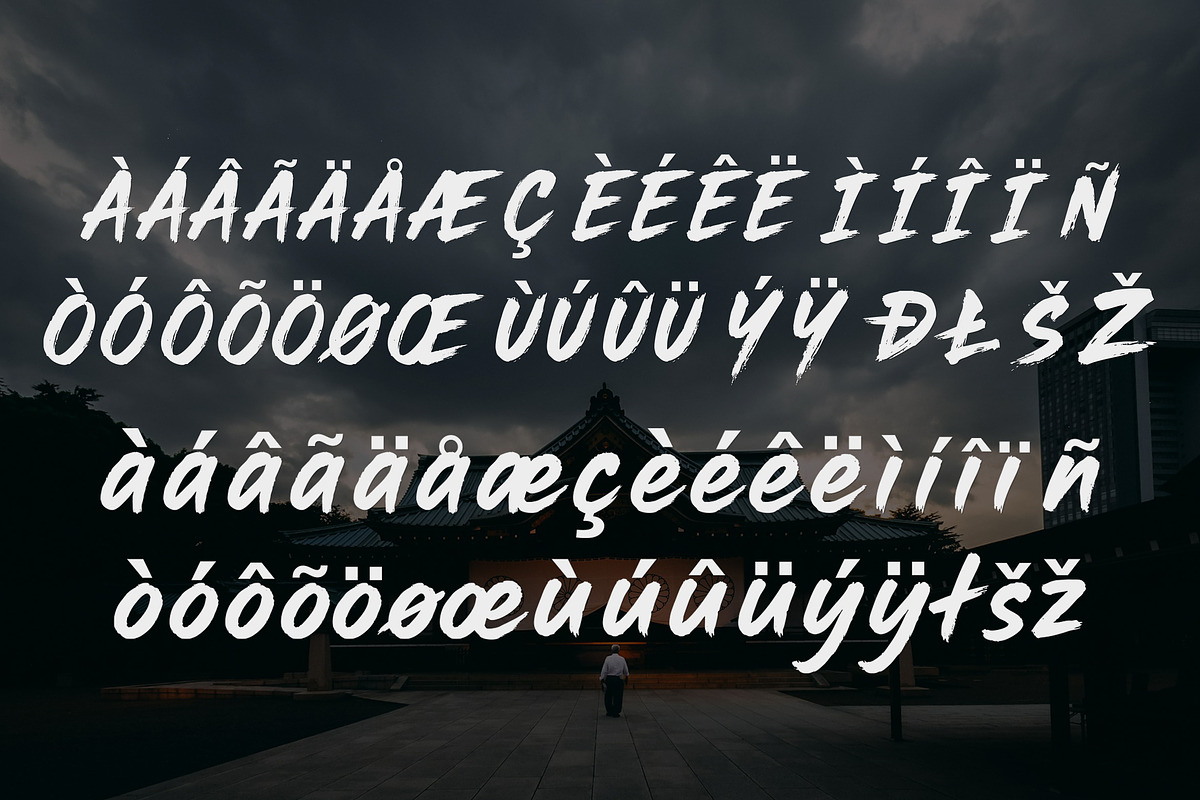 Shinzoku Japanese Brush Font, a Script Font by Art StoreID (Photo 13 of 14)