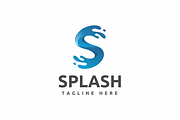 Letter S Water Splash Logo Template, a Branding & Logo Template by yopie (Thumbnail 2 of 3)