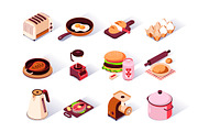 Isometric Vector Icons Pack, an Outline Icon by alexdndz (Thumbnail 6 of 21)