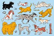 Dogs! Vector Clip Art Illustrations, an Animal Illustration by rouxsupplyco (Thumbnail 4 of 12)