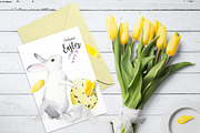 Watercolor rabbit easter, an Animal Illustration by Colibri Watercolor (Thumbnail 2 of 5)