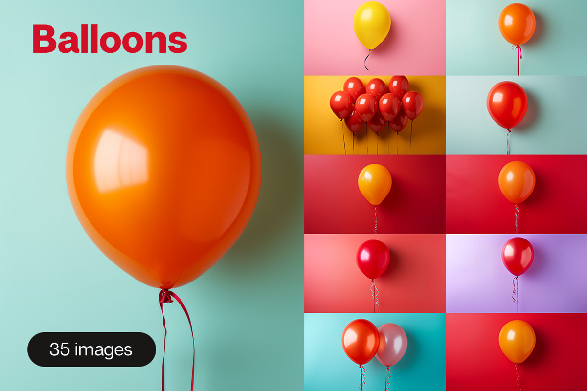 35 Balloons, an Arts & Entertainment Photo by Handmadefont (Photo 1 of 10)